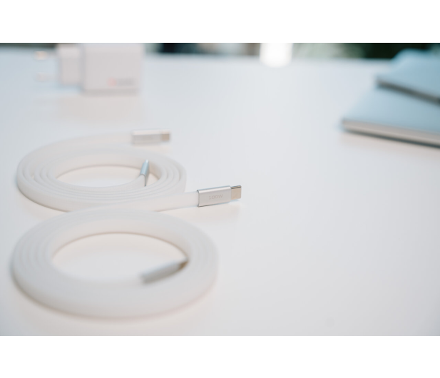 Verbatim SoftTouch USB-C to C cable 100W 120 cm - White - 1607293 - zdjęcie 3